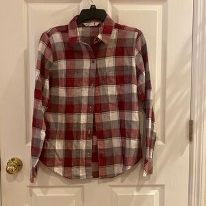 Flannel Long Sleeve Button Down